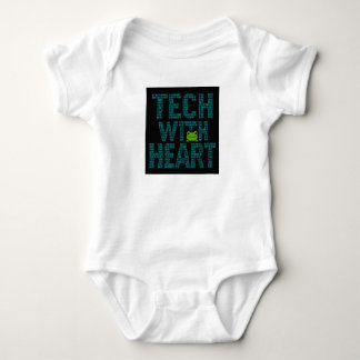 AI: Tech With Heart カエル ベビーボディスーツ