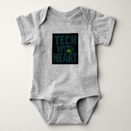 AI: Tech With Heart カエル  ベビーボディスーツ