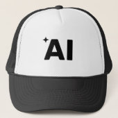 AI Trucker Hat キャップ (正面)