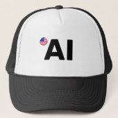 AI Trucker Hat キャップ (正面)