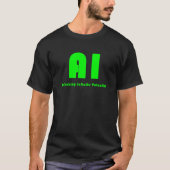 AI Unlocking Infinite Potential Tシャツ (正面)