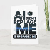 AI Upgrade Quote for Tech Lovers カード (正面)