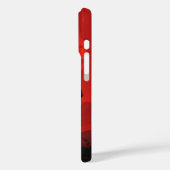 AI Warrior iPhone Cover – Epic Red Sun Silhouette  Case-Mate iPhoneケース (裏面 / 左)