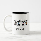 AI Whisperer  ツートーンマグカップ (左)