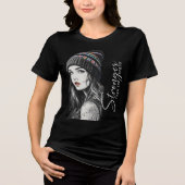 ai women tシャ想像ツ トライブレンドTシャツ (正面)