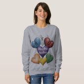 AI Your School Name Love One Another Shirt スウェットシャツ (正面フル)