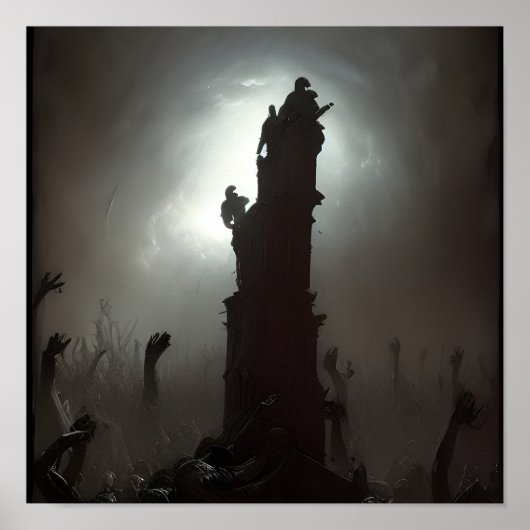 AI Zombie Outbreak #02ポスター ポスター (正面)