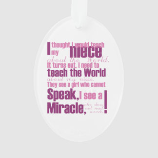 Aicardiの姪の楕円形のオーナメント オーナメント