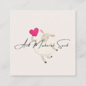 Aid Mubarak Said スクエア名刺 (正面)