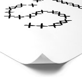 Aida Rather Be Cross Stitching Fun ポスター (角)