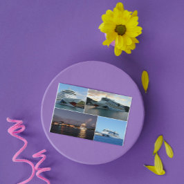 AIDAlunaクルーズシップコラージュ ポストカード