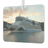 AIDAluna Cruise Ship in Road Town on Tortola カーエアーフレッシュナー (左)