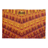 AIDAN～オリジナルフラクタル～秋～ピローケース 枕カバー (裏面)