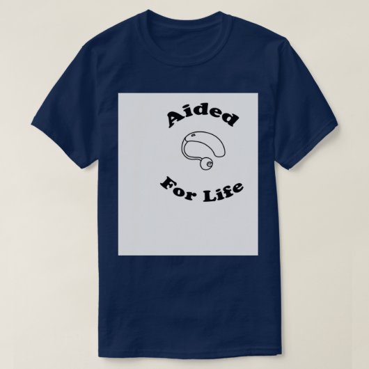Aided for Life Tシャツ (デザイン正面)