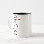 Aidenの一流の意味 ツートーンマグカップ (正面左)