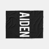 Aiden - Cool New Funny Name Fan Gift Tee  フリースブランケット (正面(横))