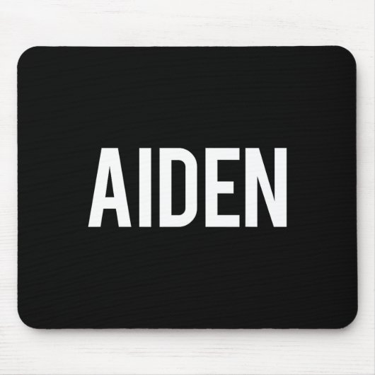 Aiden - Cool New Funny Name Fan Gift Tee  マウスパッド (正面)