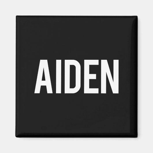 Aiden - Cool New Funny Name Fan Gift Tee  マグネット (正面)