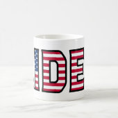 Aiden Name Vorname USA styled Tasse Kaffeetasse コーヒーマグカップ (中央)