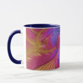 AIDEN ~ Zany 3D ~ Pink Yellow Purple 3D マグカップ (左)