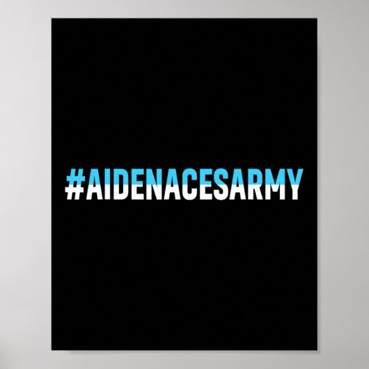 Aidenacesarmyがん白血病相伝との闘い ポスター (正面)
