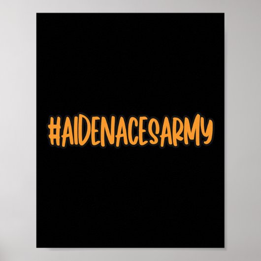 Aidenacesarmy がんと闘う 白血病 エイデン ポスター (正面)