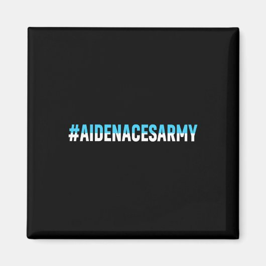 Aidenacesarmy がんと闘う 白血病 エイデン マグネット (正面)