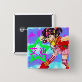 Aidiは愛です 缶バッジ (正面&裏面)