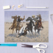 Aiding a Comrade by Frederic Remington 薄葉紙 (クラフト)