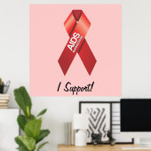 AIDS Awareness Poster ポスター (ホームオフィス)