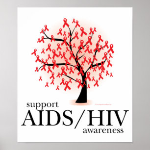 AIDS/HIVツリー ポスター
