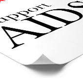 AIDS/HIVツリー ポスター (角)