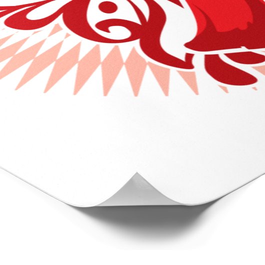 AIDS/HIV蝶3 ポスター (角)