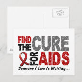 AIDS/HIV、治療法を発見1 ポストカード (正面/裏面)