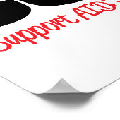 AIDS/HIV Find A Cure ポスター (角)