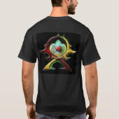 AIEのメンバー500のTシャツの変形2 Tシャツ (裏面)