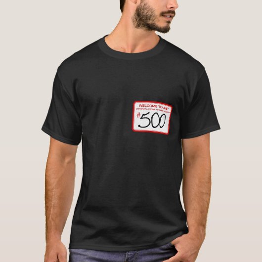 AIE 500のメンバーのワイシャツ Tシャツ (正面)