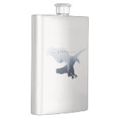 Aigle Animal Forêt Sauvage Nature Monde Terre Libr フラスク (右)