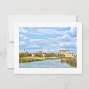 Aigues-Mortes、城壁都市、プロヴァンス、フランス ポストカード