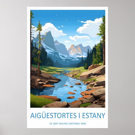 Aigüestortes I De Sant Park Estany Maurici ポスター (正面)