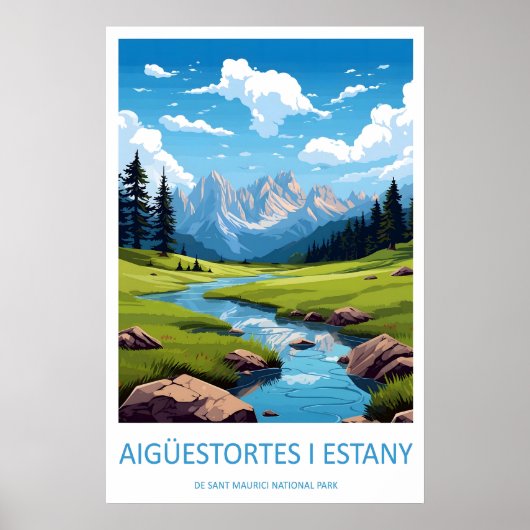 Aigüestortes I Estany De Sant Maurici National ポスター (正面)