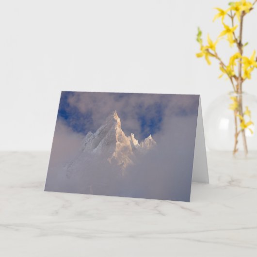 Aiguille de Blaitiere | France カード (黄色い花)