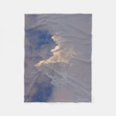 Aiguille de Blaitiere | France フリースブランケット (正面)