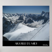 AIGUILLE DU MIDI, 3842m ポスター (正面)