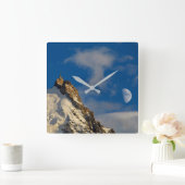 Aiguille du Midi | French Alps France スクエア壁時計 (ホーム)