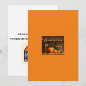 AIH サンクスギビングデー カード (正面/裏面)