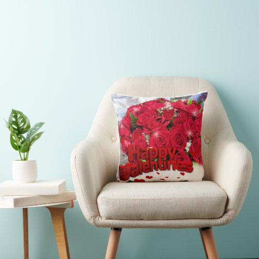 AIH Valentine's Day Throw Pillow クッション (椅子)