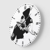 Aïkido in mouvement ラージ壁時計 (傾斜)