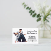 Aikido Martial Arts Instructor 名刺 (スタンド正面)