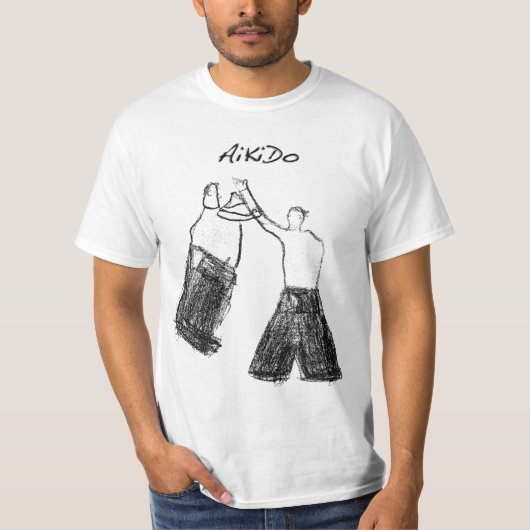 Aikido - Shomen-uchi Ikkyo Tシャツ (正面)